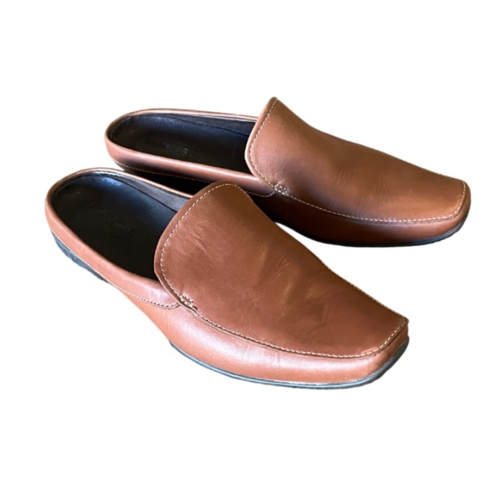 Timberland Comforia System Leather Women’s Loafers / Mules  Cognac 8.5